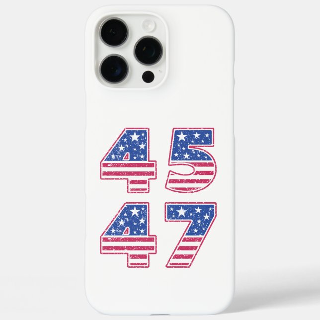 Donald Trump 45-47 Case-Mate iPhone Case (Back)