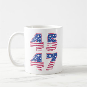 Donald Trump 45-47 Coffee Mug