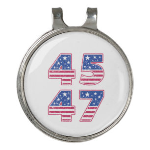 Donald Trump 45-47 Golf Hat Clip