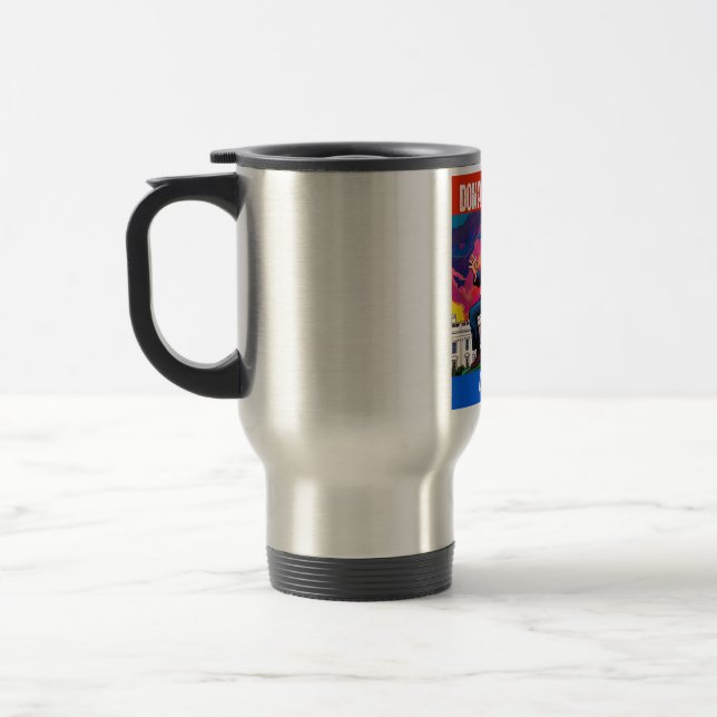 DONALD TRUMP - 45 & 47 TRAVEL MUG (Left)