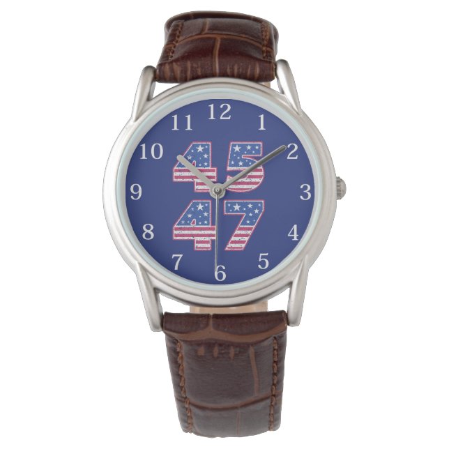 Donald Trump 45-47 Watch (Front)