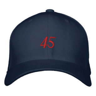 Donald Trump 45 Embroidered Baseball Cap