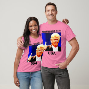 Donald Trump 45th President, Adidas T-shirts