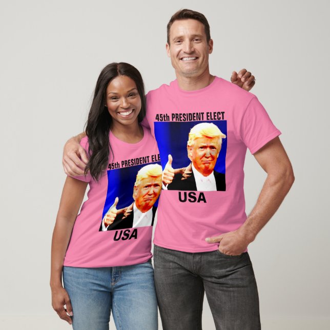 Donald Trump 45th President, Adidas T-shirts (Unisex)