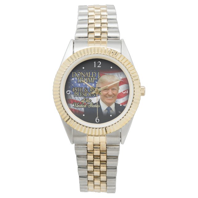 Donald Trump 45th President Inauguration Keepsake Watch (Front)