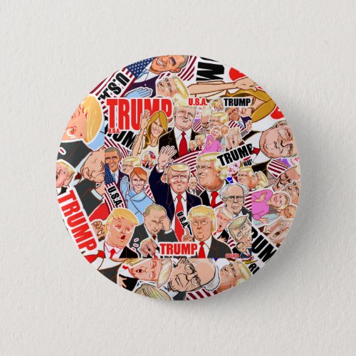 Donald Trump45th President of the USA Pinback Button