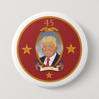 Donald Trump 45th President Pinback Button