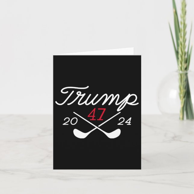 Donald Trump 47 2024  Card (Front)