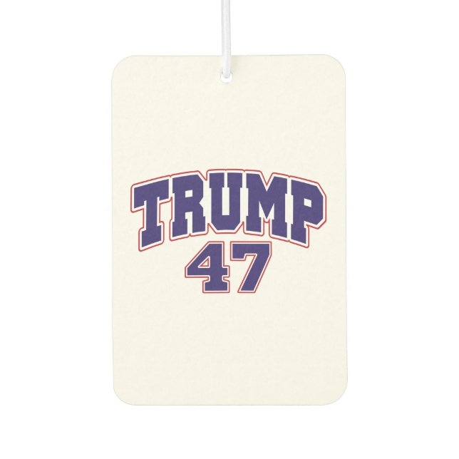 Donald Trump 47 Air Freshener (Front)