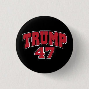 Donald Trump 47 Button