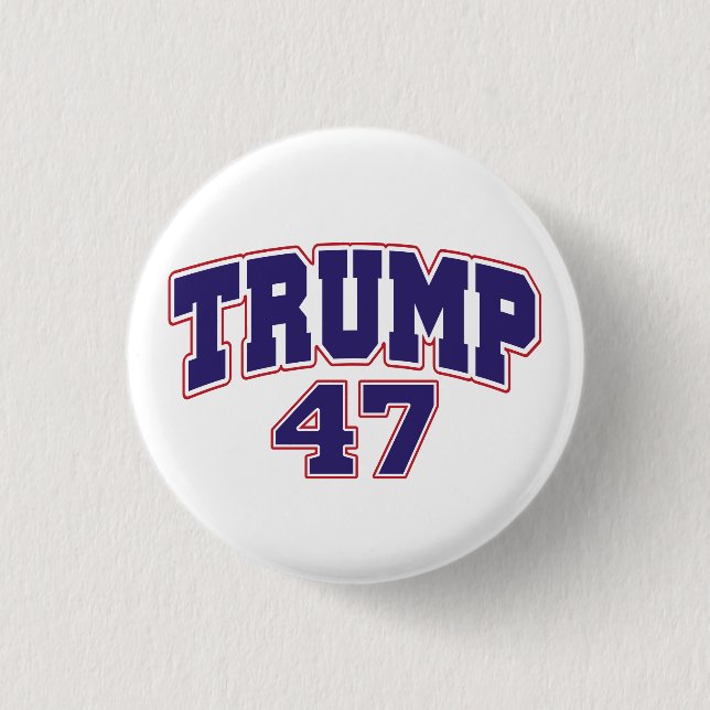 Donald Trump 47 Button (Front)
