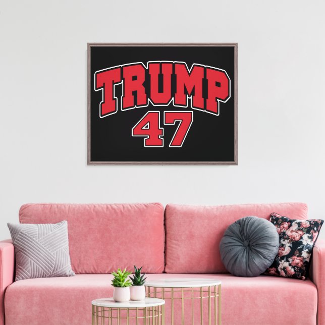 Donald Trump 47 Canvas Print (Insitu(LivingRoom))