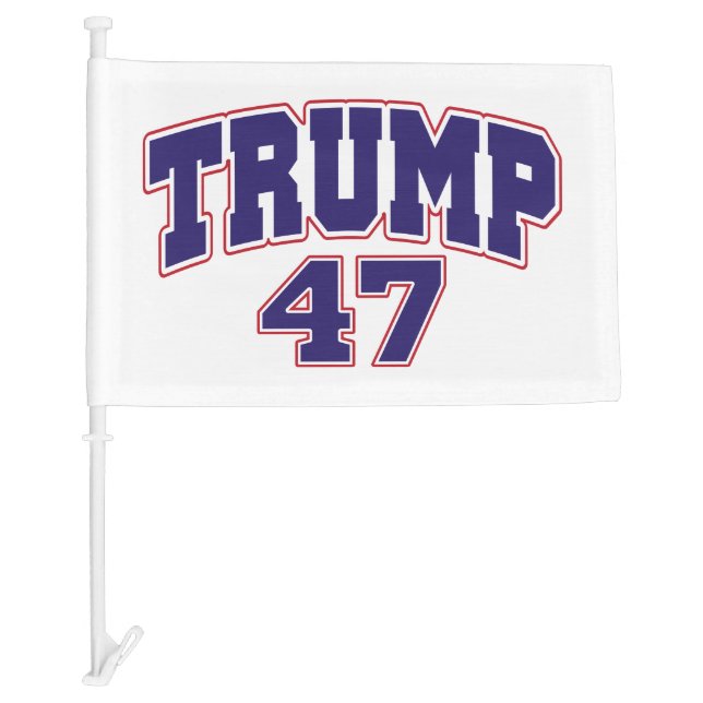 Donald Trump 47 Car Flag (Front)