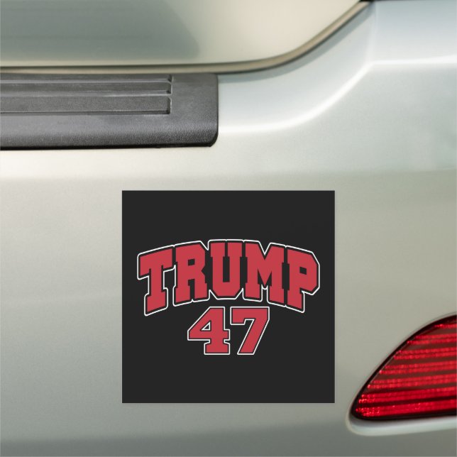 Donald Trump 47 Car Magnet (In Situ)