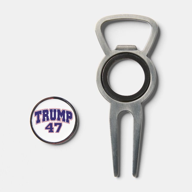 Donald Trump 47 Divot Tool (Front (Open))