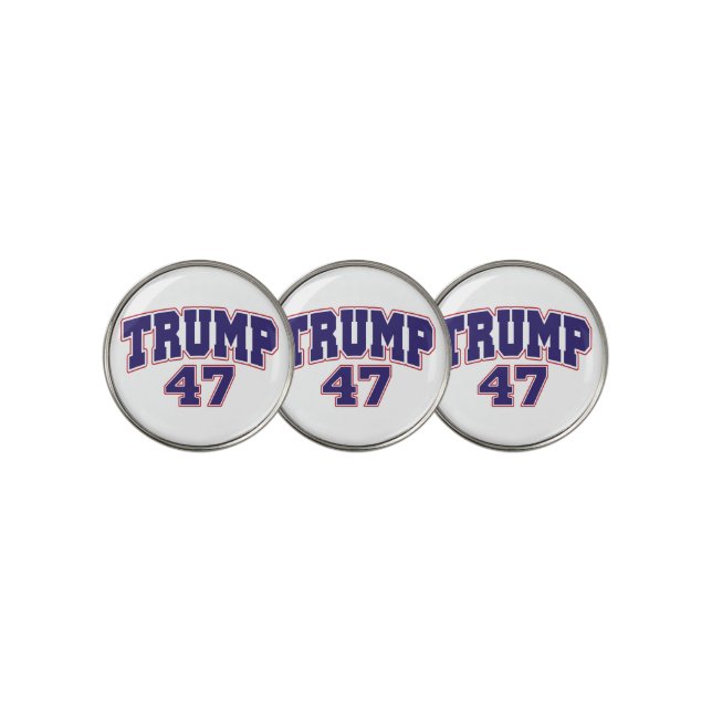 Donald Trump 47 Golf Ball Marker (3 Up)