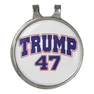 Donald Trump 47 Golf Hat Clip