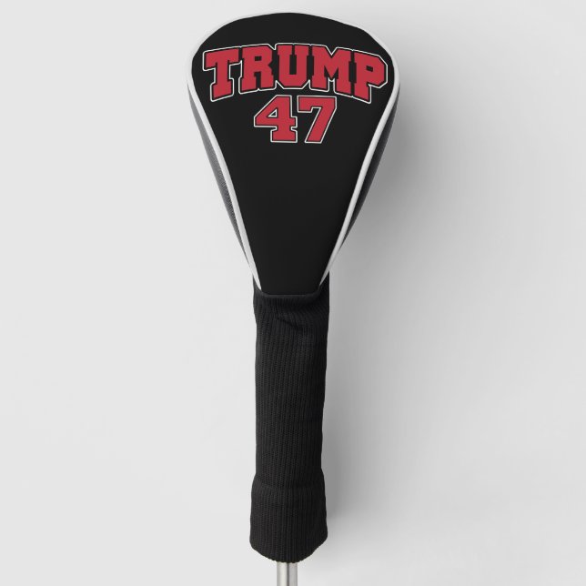 Donald Trump 47 Golf Head Cover (Front)