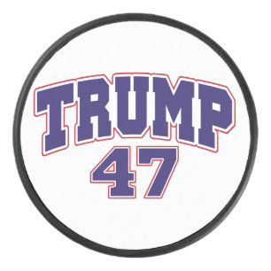 Donald Trump 47 Hockey Puck