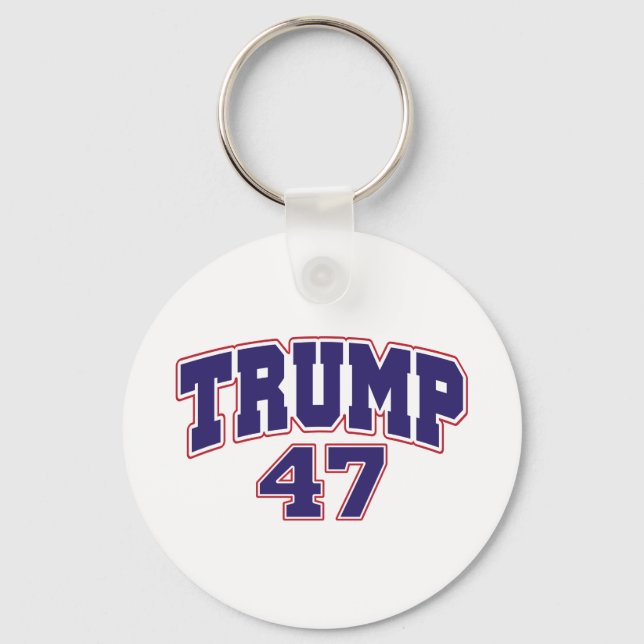 Donald Trump 47 Keychain (Front)