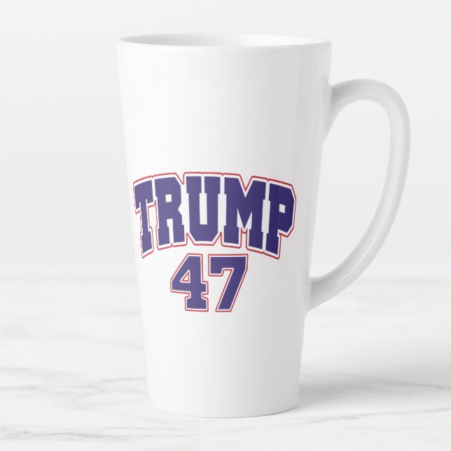 Donald Trump 47 Latte Mug (Right)