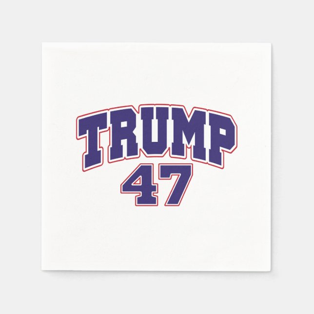 Donald Trump 47 Napkins (Front)