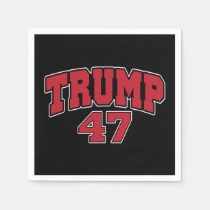 Donald Trump 47 Napkins