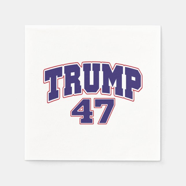 Donald Trump 47 Napkins (Front)
