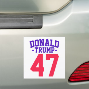 Donald Trump 47 Presidential Election 2024 Car Magnet