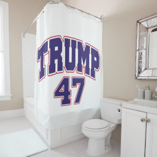Donald Trump 47 Shower Curtain