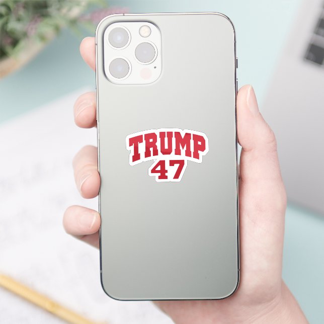 Donald Trump 47 Sticker (Phone)