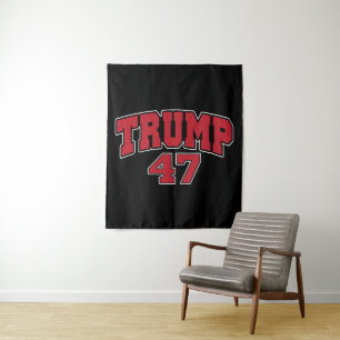 Donald Trump 47 Tapestry