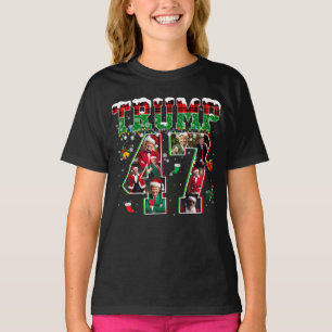 Donald Trump 47th President 2024 Christmas Santa T-Shirt