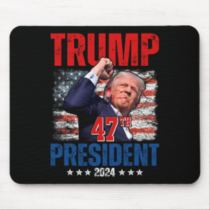Donald Trump 47th President 2024 Trump Inauguratio Mouse Pad