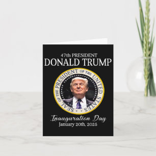 Donald Trump 47th President Inauguration 2025 Supp Card