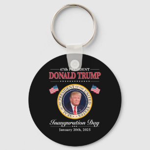 Donald Trump 47th President Inauguration 2025 Supp Keychain