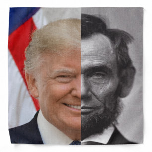 Donald Trump Abraham Lincoln Bandana