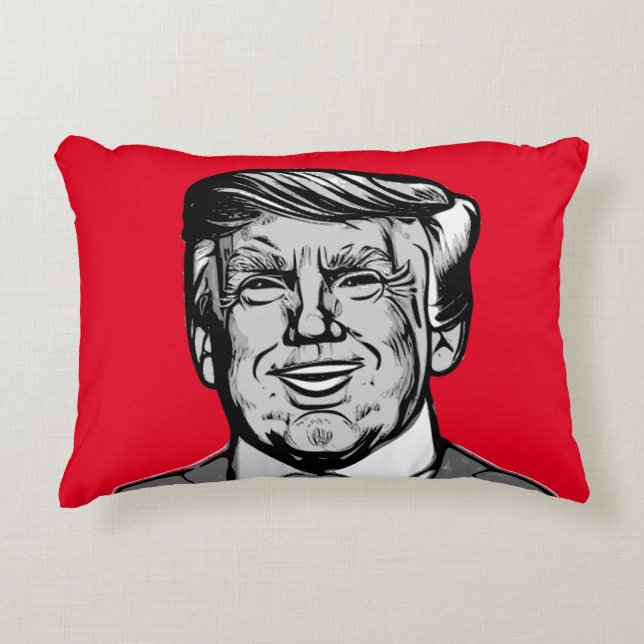 DONALD TRUMP  ACCENT PILLOW (Front)