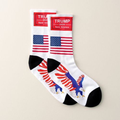 Donald trump All_Over_Print Socks 2024 MAGA