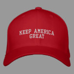Donald Trump America Great Embroidered Baseball Cap