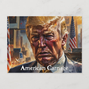 Donald Trump American Carnage Postcard