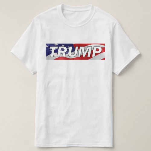 Donald TRUMP American Flag T_Shirt MAGA