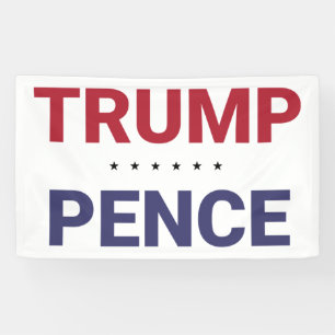 Donald Trump and Mike Pence (2020 US Election) Banner