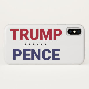 Donald Trump and Mike Pence (2020 US Election) iPhone X Case
