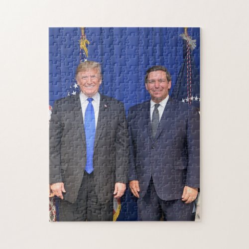 Donald Trump And Ron Desantis Jigsaw Puzzle