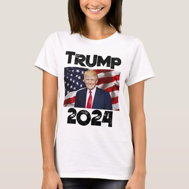 DONALD TRUMP ARREST 2024 T-SHIRTS (Front)