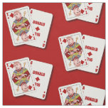 Donald Trump As Blackjack Cards For President 2016 Fabric