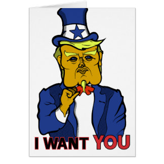 Donald Trump as Uncle Sam Cards