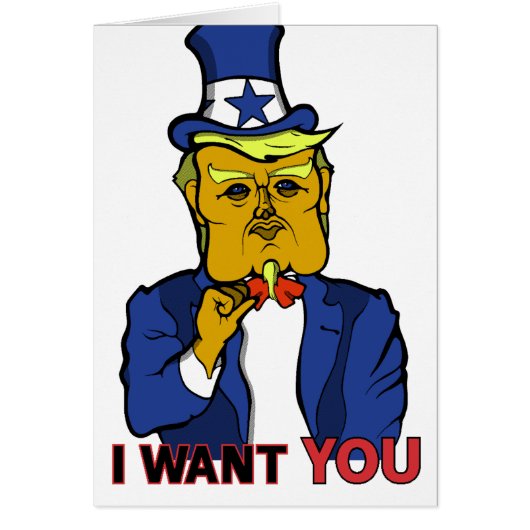 Donald Trump as Uncle Sam Cards (Front)