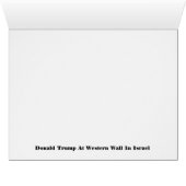 Donald Trump At Western Wall In Israel (Inside Horizontal (Bottom))